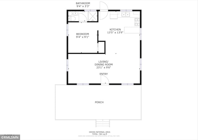 11436 Hoyer Ave NW, Annandale, MN 55302 - view of floor plan / room layout