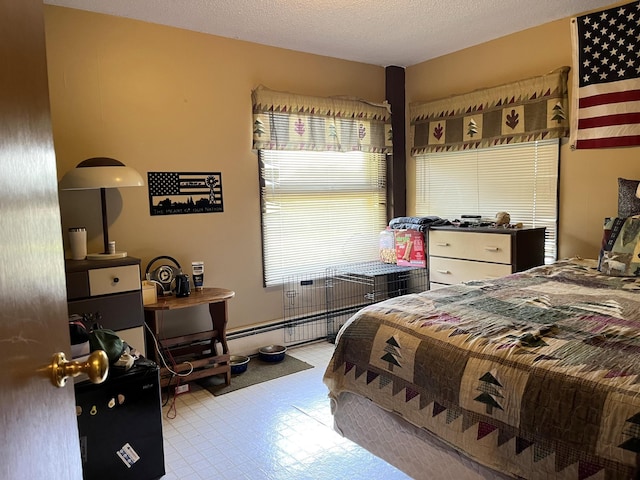 806 Highland Rd, Windom, MN 56101 - bedroom with light flooring and a textured ceiling
