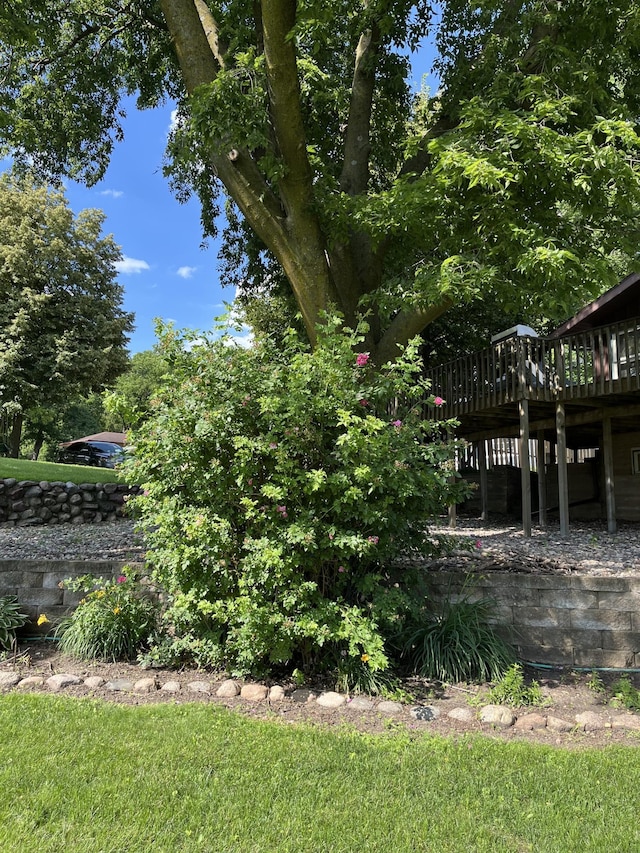 806 Highland Rd, Windom, MN 56101 - view of yard with a deck