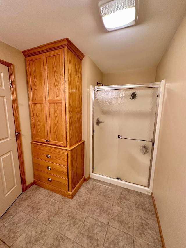 1201 Morningside Cir, Marshall, MN 56258 - full bath with a stall shower and tile patterned floors