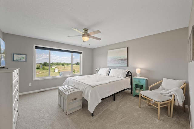 7850 242nd St, Wyoming, MN 55025 - bedroom featuring light carpet and ceiling fan