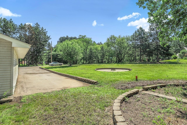 9353 Ideal Rd, Watab Twp, MN 56367 - view of green lawn with driveway