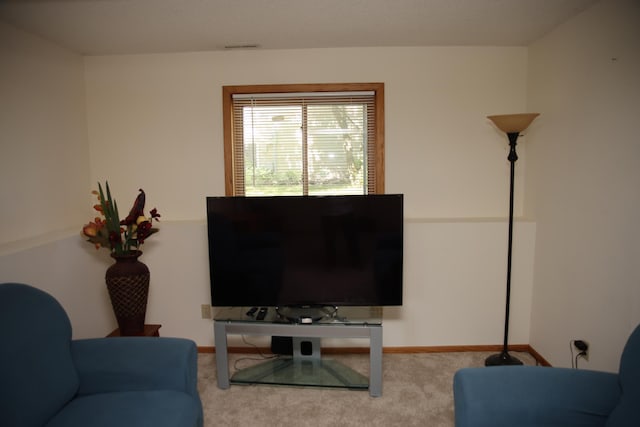3930 99th Ave NE, Blaine, MN 55014 - carpeted living room featuring baseboards