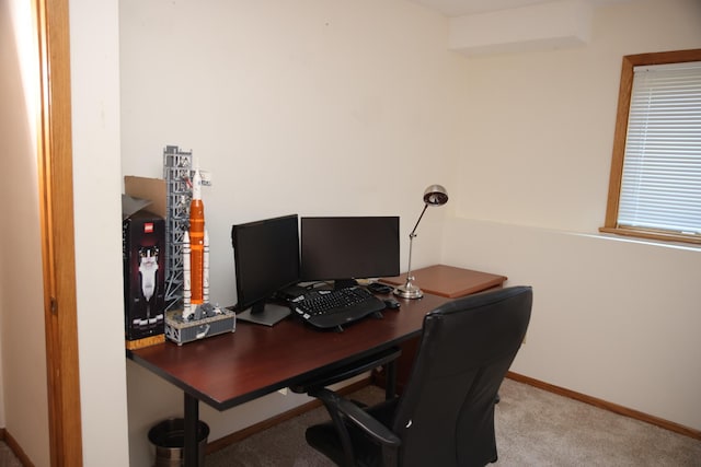 3930 99th Ave NE, Blaine, MN 55014 - carpeted home office with baseboards
