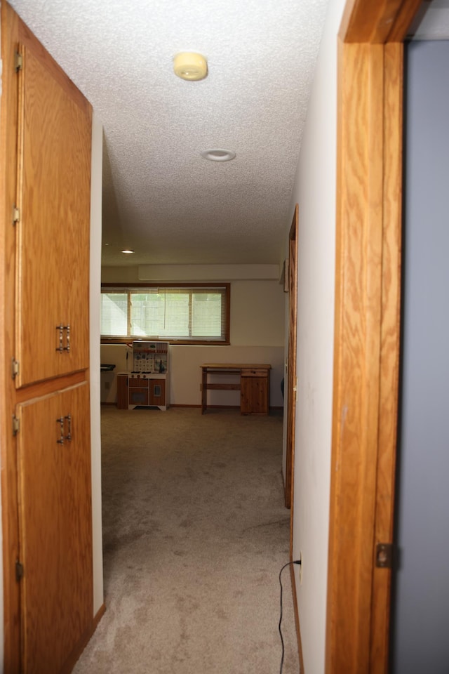 3930 99th Ave NE, Blaine, MN 55014 - hall with a textured ceiling and light carpet