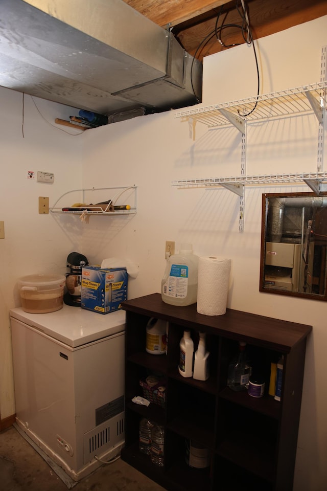 3930 99th Ave NE, Blaine, MN 55014 - below grade area featuring fridge