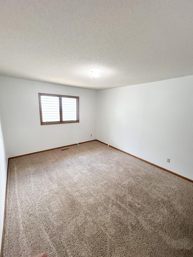 428 16th St, Windom, MN 56101 - carpeted spare room featuring baseboards and a textured ceiling