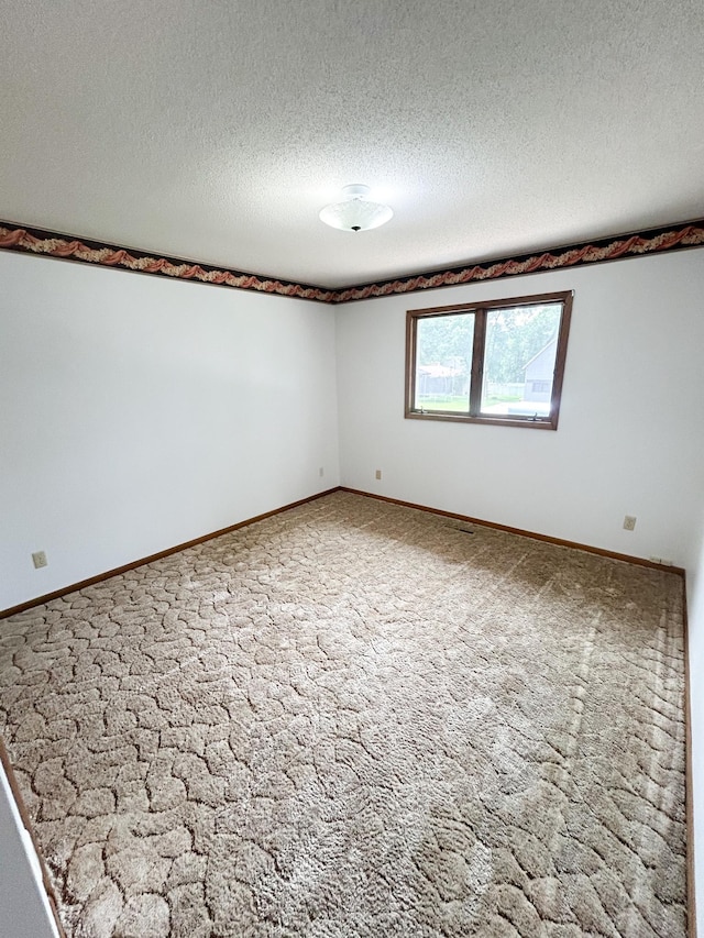 428 16th St, Windom, MN 56101 - carpeted empty room featuring a textured ceiling and baseboards
