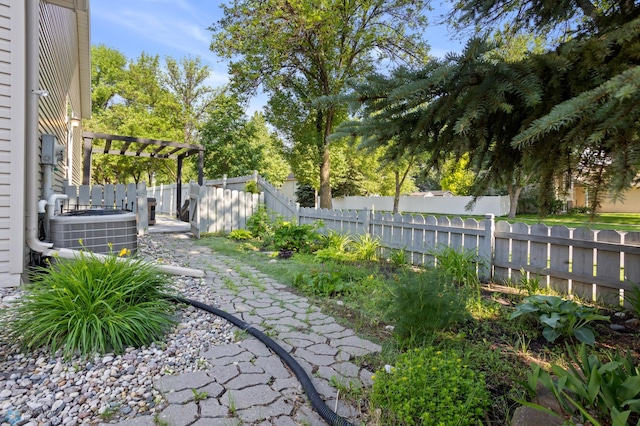 3501 19th St S, Fargo, ND 58104 - view of yard featuring a pergola