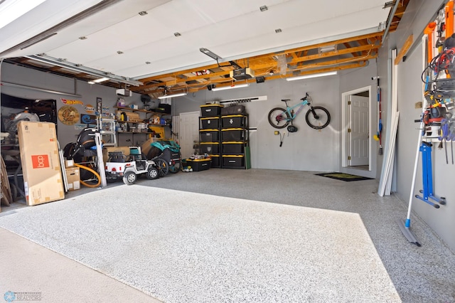 3501 19th St S, Fargo, ND 58104 - garage featuring a garage door opener