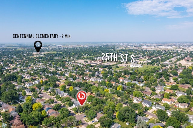 3501 19th St S, Fargo, ND 58104 - bird's eye view