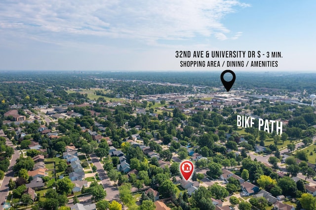 3501 19th St S, Fargo, ND 58104 - aerial view