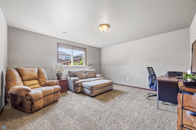 4822 34th Ave S, Fargo, ND 58104 - office featuring carpet floors and a textured ceiling