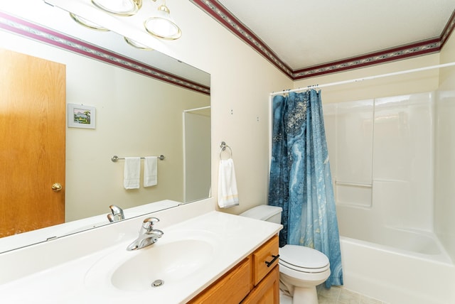 4626 Savannah Dr NW, Rochester, MN 55901 - bathroom with vanity, shower / tub combo, and tile patterned floors