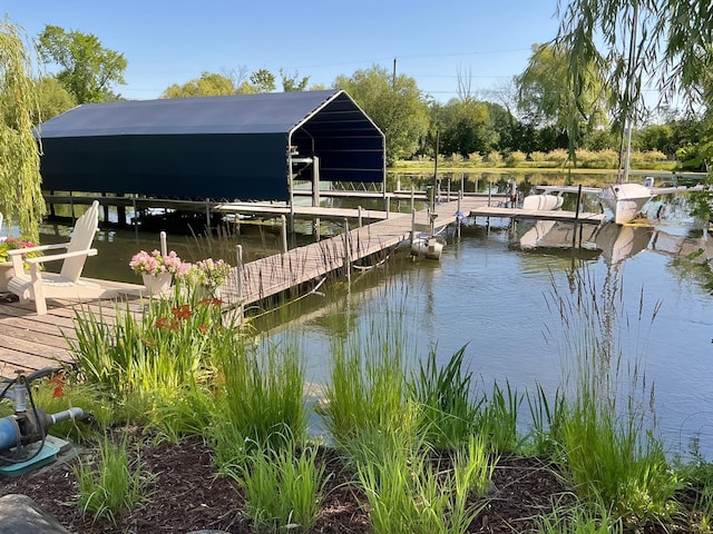 1105 Ferndale Rd W, Orono, MN 55391 - dock area featuring a water view