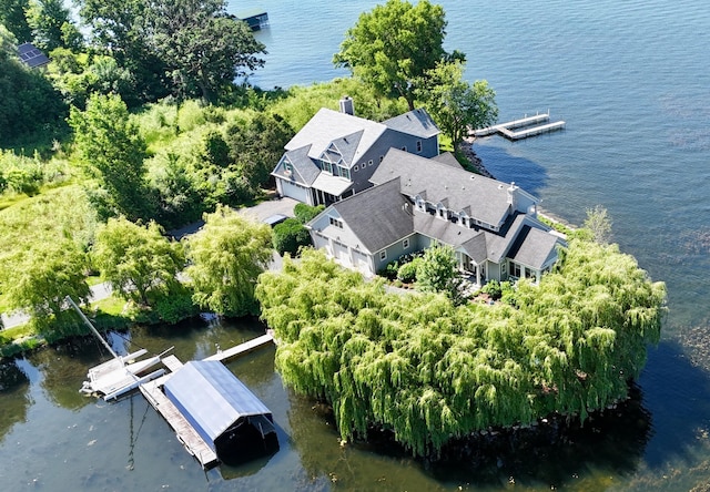 1105 Ferndale Rd W, Orono, MN 55391 - aerial view of property and surrounding area with a nearby body of water