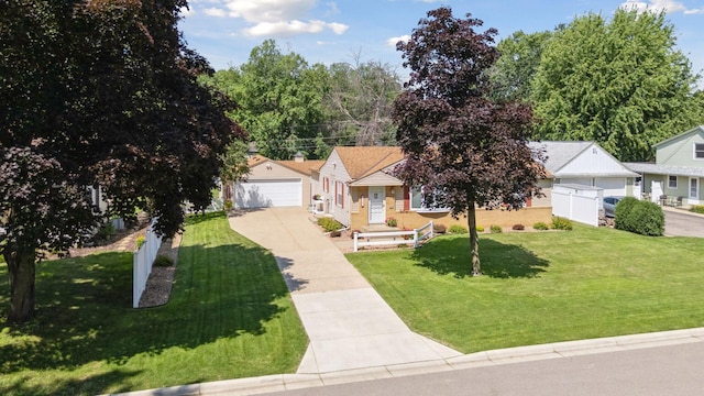 8300 Sheridan Ave S, Bloomington, MN 55431 - view of front of home featuring an outbuilding, a front lawn, and a detached garage