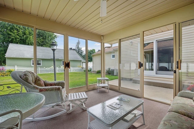 8300 Sheridan Ave S, Bloomington, MN 55431 - sunroom / solarium with ceiling fan