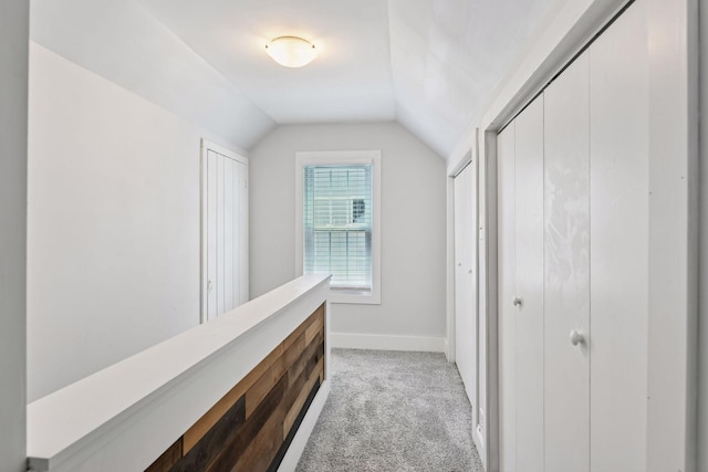 5917 Oliver Ave S, Minneapolis, MN 55419 - hall with vaulted ceiling and light carpet