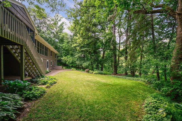 3918 Willmatt Hl, Minnetonka, MN 55305 - view of green lawn with stairs