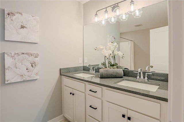 6006 Fuller Cir, Wyoming, MN 55092 - bathroom with double vanity