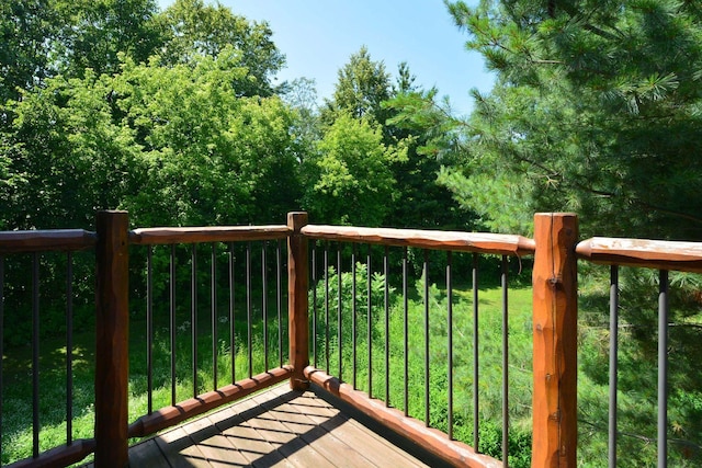 24909 Sandy Ln, Bay Lake Twp, MN 56444 - view of deck