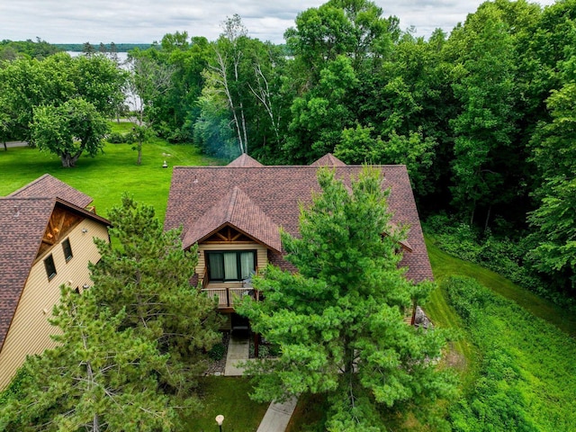 24909 Sandy Ln, Bay Lake Twp, MN 56444 - view from above of property
