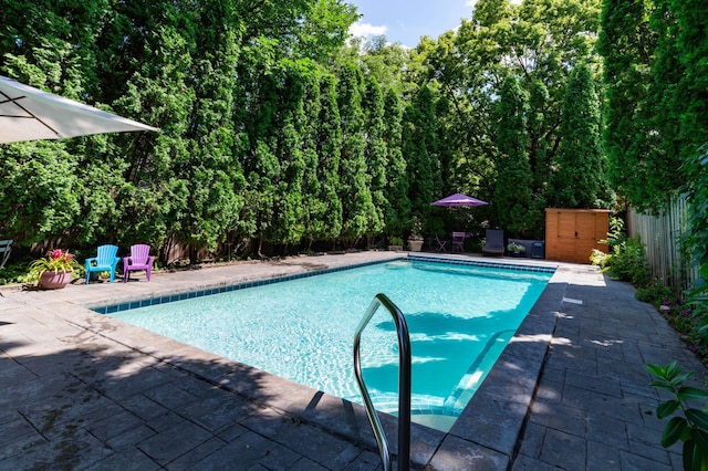 582 Summit Ave, Saint Paul, MN 55102 - view of pool with a patio area and a fenced backyard