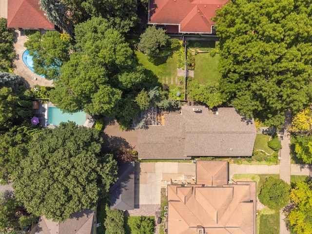 582 Summit Ave, Saint Paul, MN 55102 - aerial view of a pool
