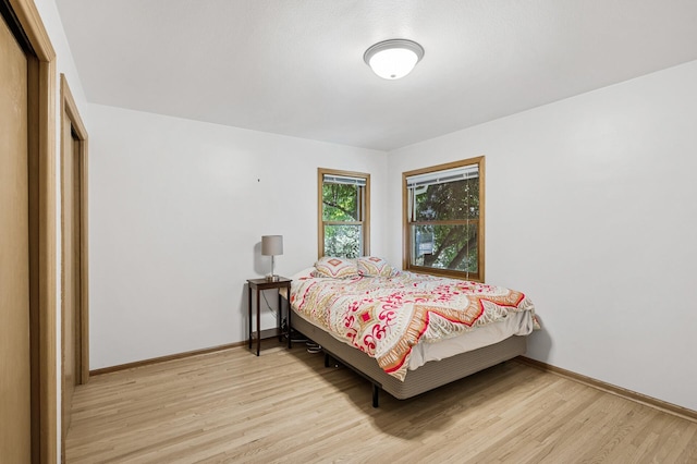 1281 Minnehaha Pkwy, Minneapolis, MN 55419 - bedroom featuring light wood-style flooring and a closet