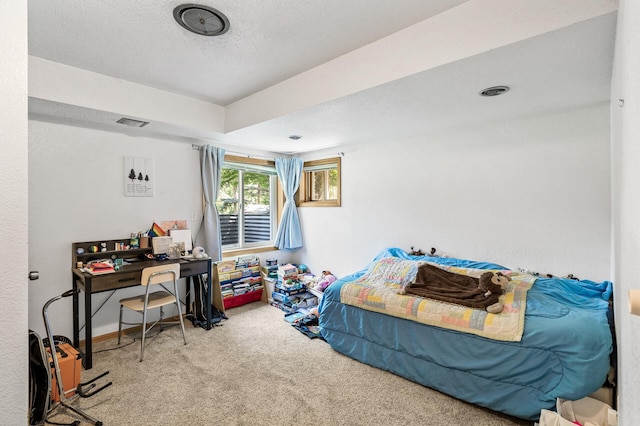 1281 Minnehaha Pkwy, Minneapolis, MN 55419 - bedroom with carpet floors and a textured ceiling