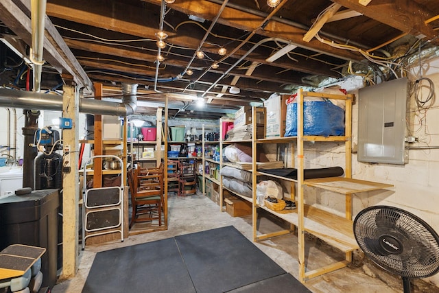 4356 Nokomis Ave, Minneapolis, MN 55406 - unfinished below grade area featuring electric panel