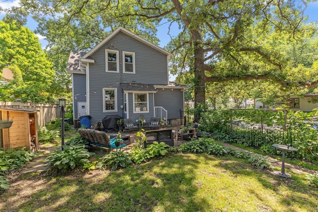4356 Nokomis Ave, Minneapolis, MN 55406 - back of house featuring a shingled roof and a deck