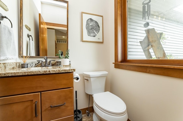 4089 Stone Point Dr NE, Rochester, MN 55906 - half bathroom with toilet and vanity
