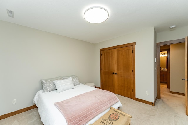 4089 Stone Point Dr NE, Rochester, MN 55906 - bedroom with light colored carpet and a closet