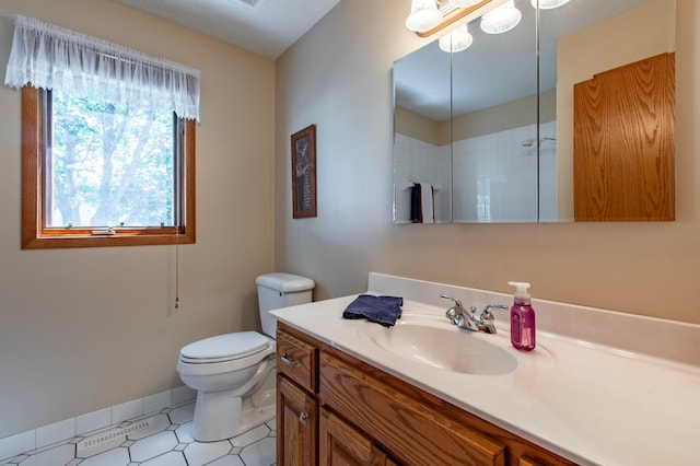 5551 Nancy Ln NW, Rochester, MN 55901 - bathroom featuring vanity and a shower