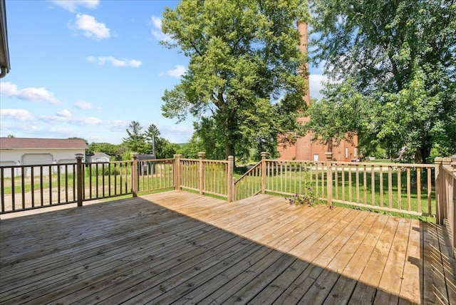 2694 State Road 64, Forest Twp, WI 54013 - view of wooden deck