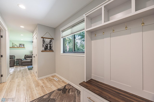 407 6th St NE, Barnesville, MN 56514 - mudroom featuring recessed lighting and light wood-style floors