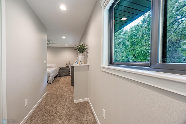 407 6th St NE, Barnesville, MN 56514 - hallway with carpet flooring and recessed lighting
