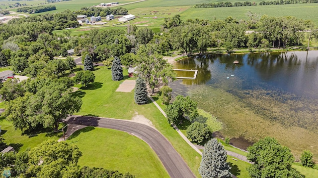 407 6th St NE, Barnesville, MN 56514 - aerial view of a large body of water and a tree filled landscape