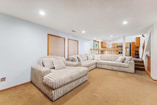 9055 Regent Pkwy, Brooklyn Park, MN 55443 - living area with light colored carpet and recessed lighting