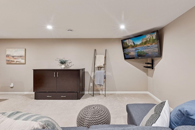 5053 Sunstream Ln, Woodbury, MN 55129 - living room with carpet floors and recessed lighting