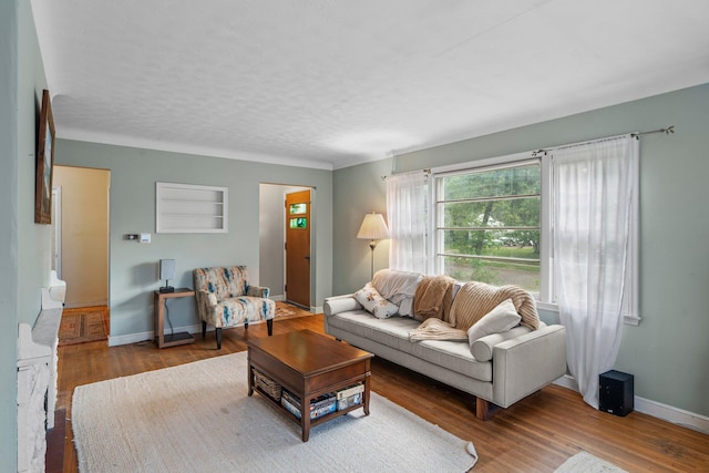 1062 Ohio St, West Saint Paul, MN 55118 - living room featuring wood finished floors and baseboards