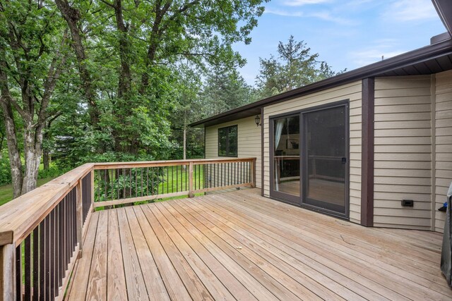 13326 Mallard Dr SE, Becker Twp, MN 55308 - view of wooden deck