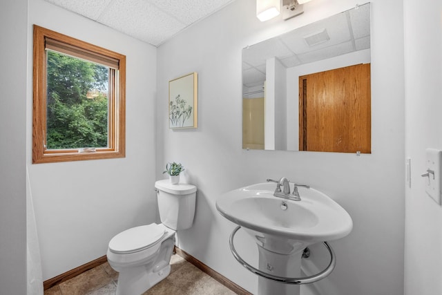 13326 Mallard Dr SE, Becker Twp, MN 55308 - bathroom featuring a paneled ceiling