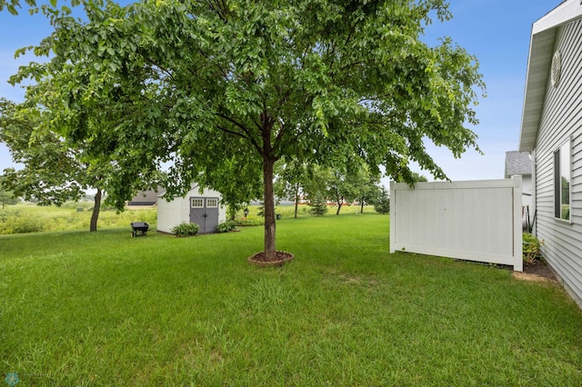 1403 2nd Ave NE, Barnesville, MN 56514 - view of green lawn with a shed