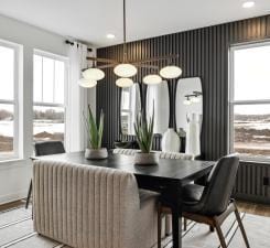 14560 106th Pl N, Maple Grove, MN 55369 - dining area with recessed lighting and light wood-style flooring