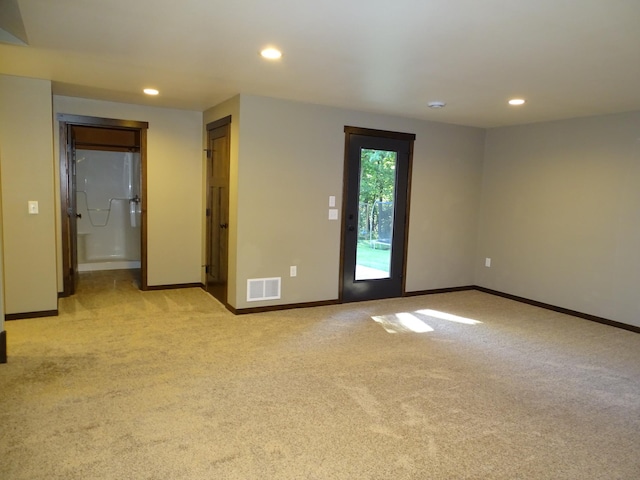 224 Country Ln, Durand, WI 54736 - spare room with recessed lighting and light carpet