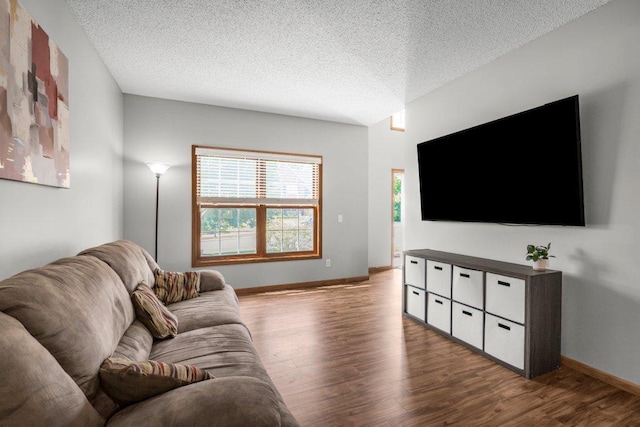 10695 184th Ave NW, Elk River, MN 55330 - living room with wood finished floors and a textured ceiling