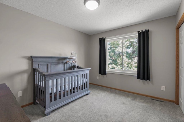 10695 184th Ave NW, Elk River, MN 55330 - bedroom featuring carpet and a textured ceiling
